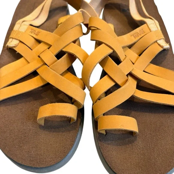 Teva Yellow Women's Sandals - Picture 4 of 13